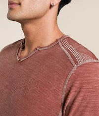 Split Neck T-Shirt