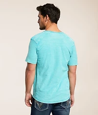 Split Neck T-Shirt