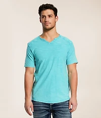 Split Neck T-Shirt