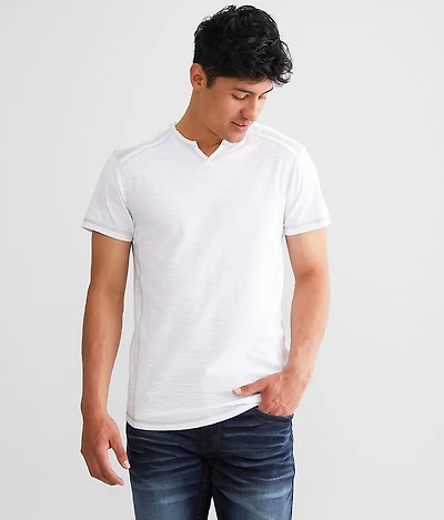 Split Neck T-Shirt