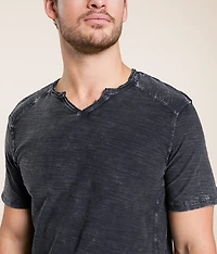 Slub Knit T-Shirt