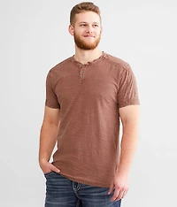 Slub Knit Henley