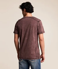 Washed Snap Henley