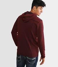 Heathered Thermal Hoodie