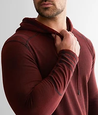 Pieced Knit Hoodie