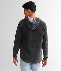 Textured Knit Hoodie