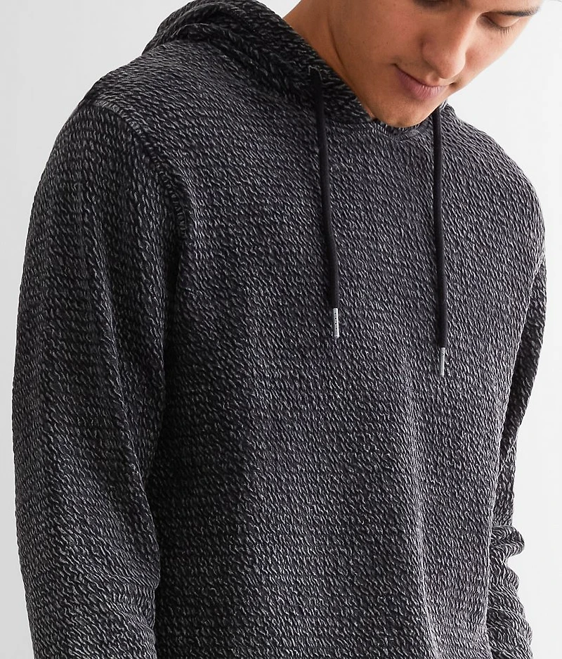 Textured Knit Hoodie