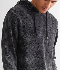 Textured Knit Hoodie