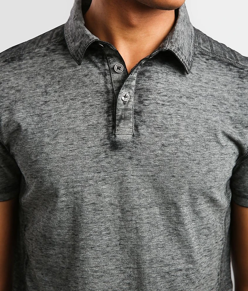 Washed Burnout Polo