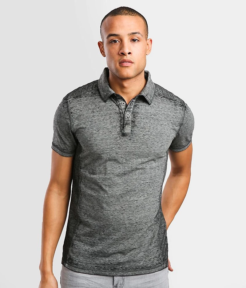 Washed Burnout Polo