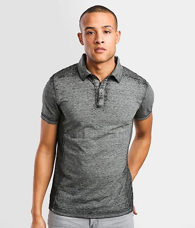 Washed Burnout Polo