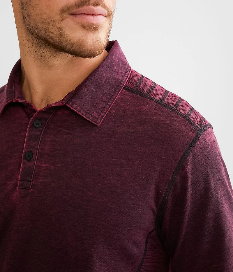 Washed Burnout Polo