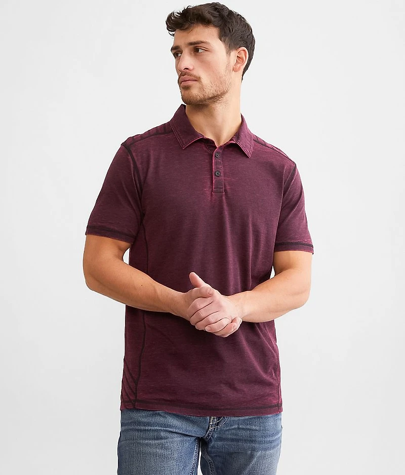 Washed Burnout Polo