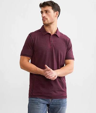 Washed Burnout Polo