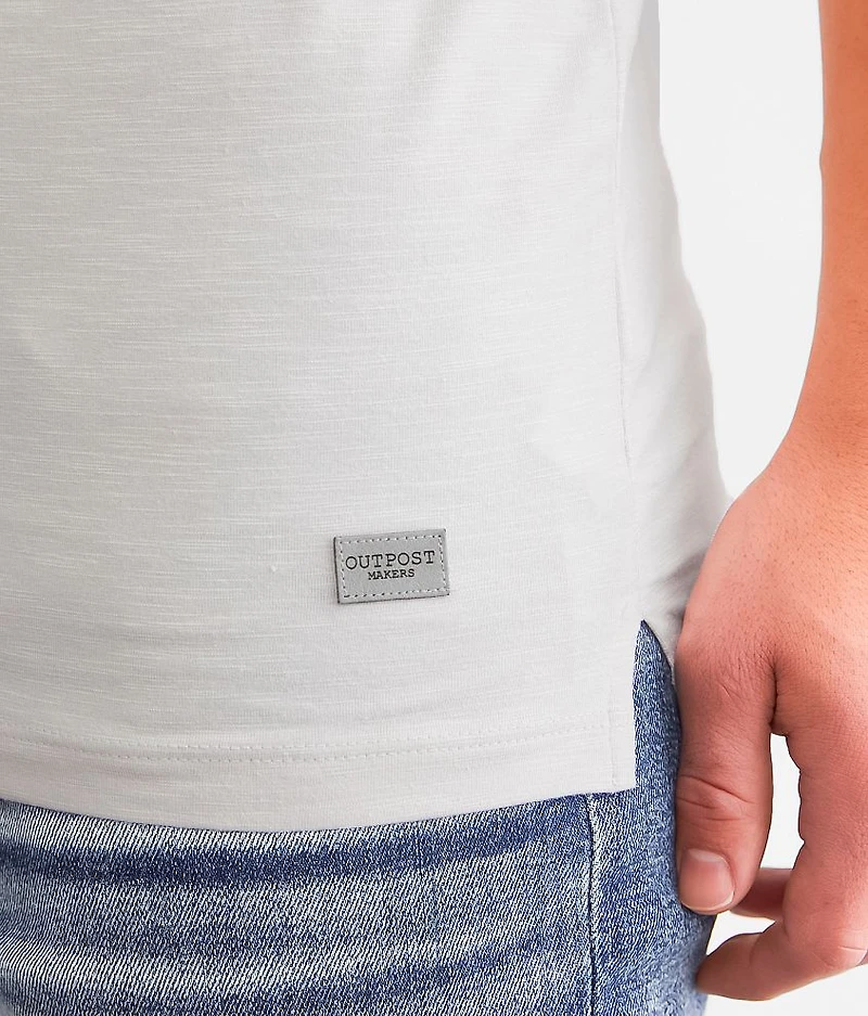 Slub Knit Henley