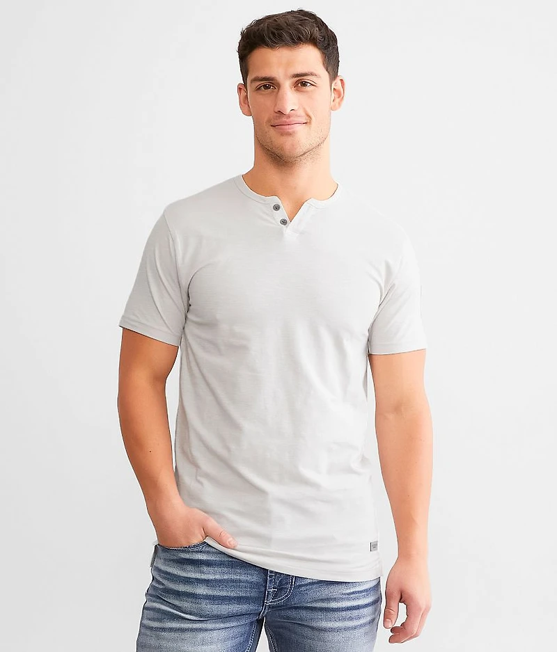 Slub Knit Henley
