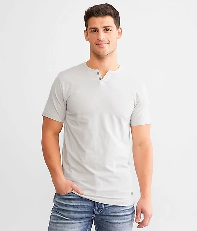 Slub Knit Henley