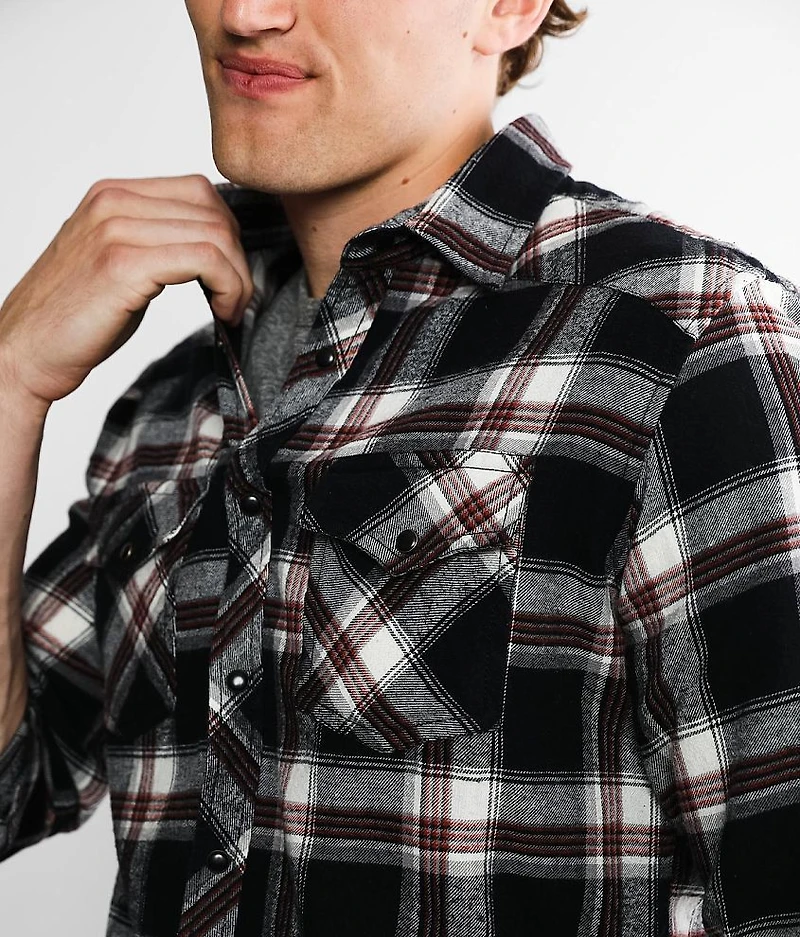 Plaid Athletic Flannel Shirt
