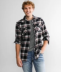 Plaid Athletic Flannel Shirt