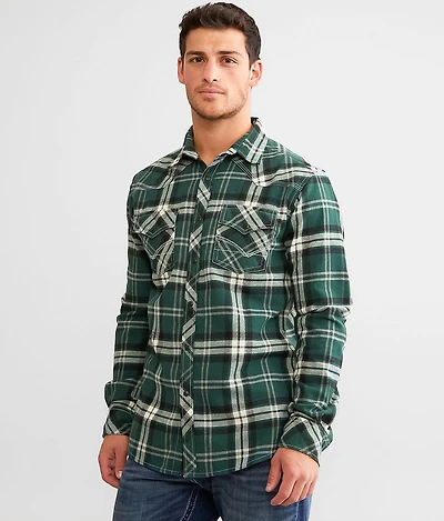 Brushed Plaid Athletic Shirt