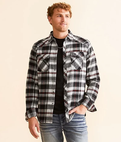 Brushed Plaid Athletic Shirt