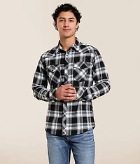 Brushed Plaid Athletic Shirt