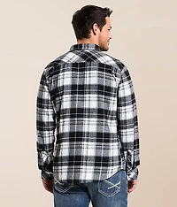 Brushed Plaid Athletic Shirt