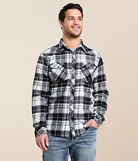 Brushed Plaid Athletic Shirt