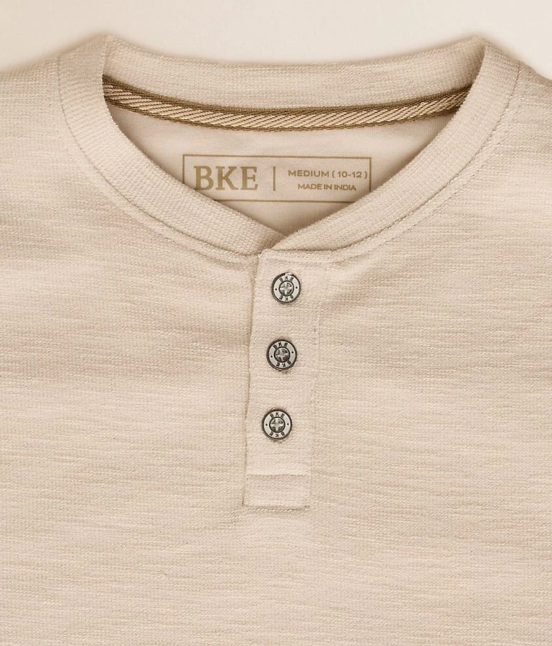 Boys - Slub Knit Henley