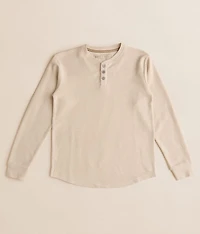 Boys - Slub Knit Henley