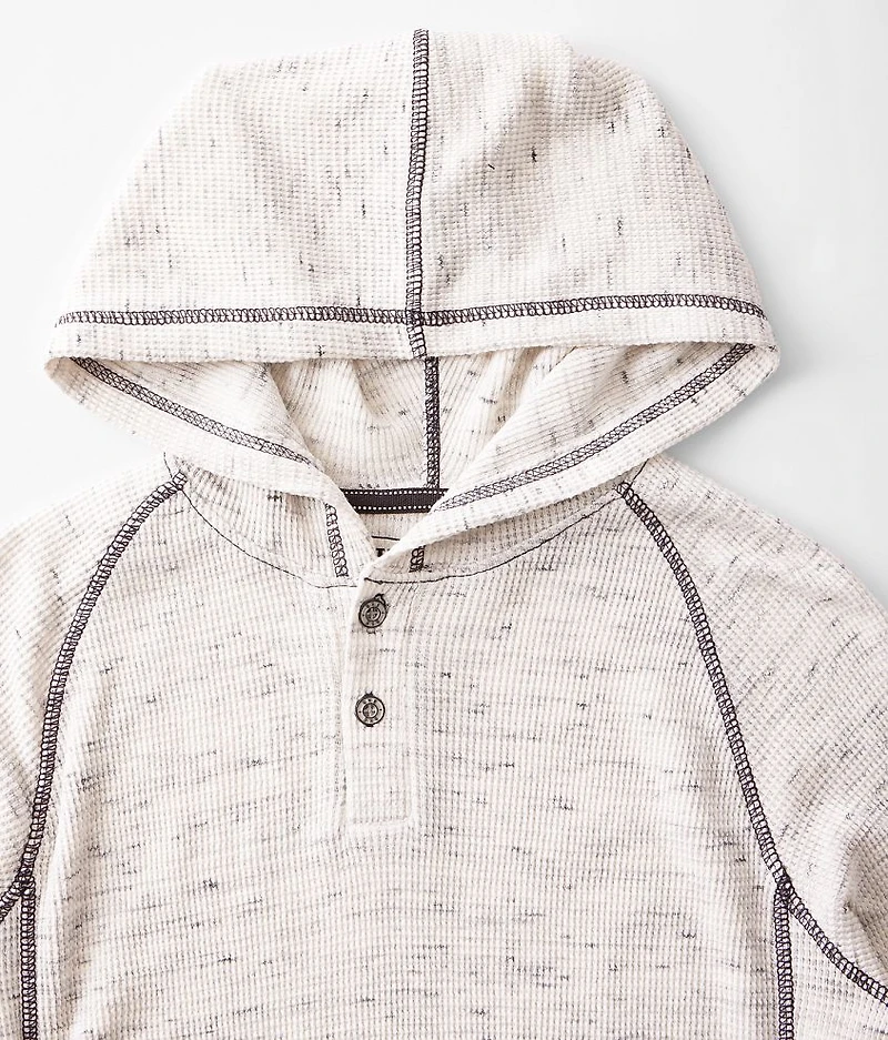 Boys - Waffle Henley Hoodie