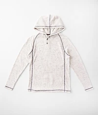 Boys - Waffle Henley Hoodie