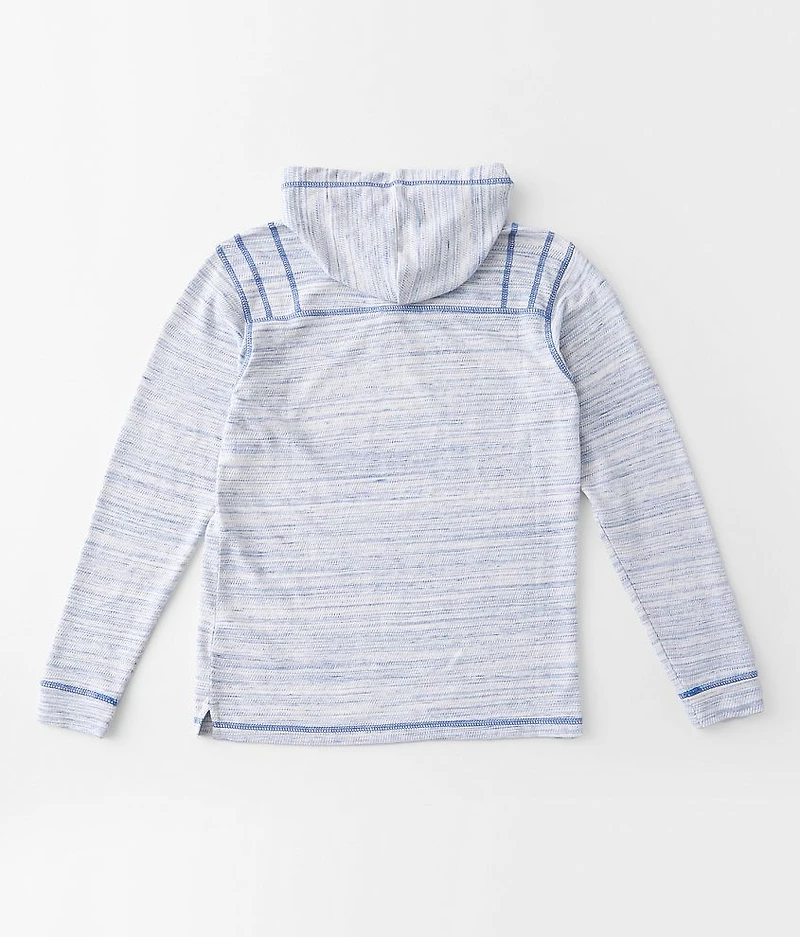 Boys - Marled Henley Hoodie