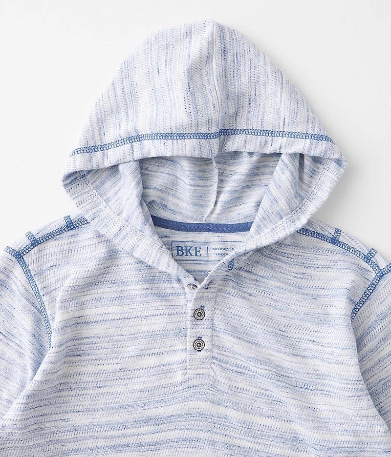 Boys - Marled Henley Hoodie