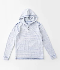 Boys - Marled Henley Hoodie