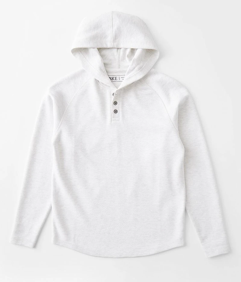 Boys - Marled Henley Hoodie