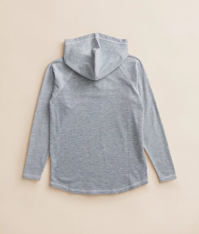 Boys - Quarter Snap Henley Hoodie