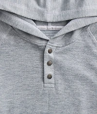 Boys - Quarter Snap Henley Hoodie