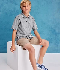 Boys - Slub Knit Polo
