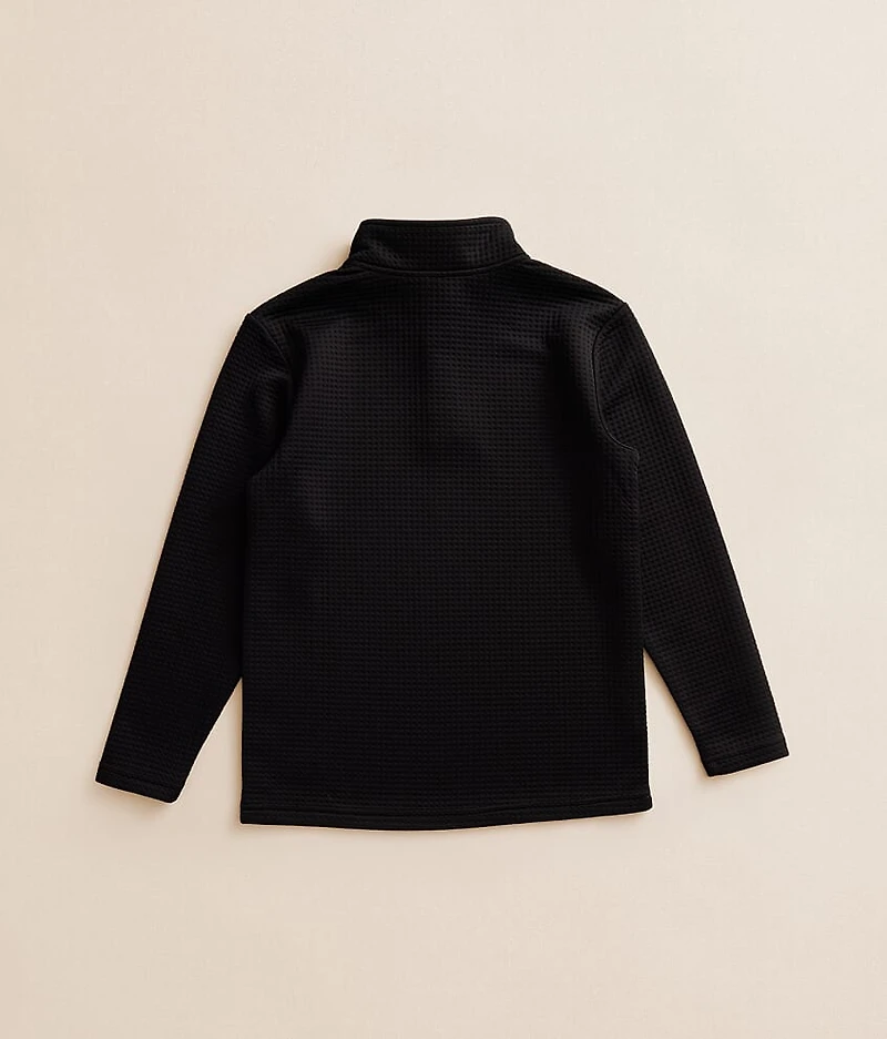 Boys - Textured Quarter Snap Pullover