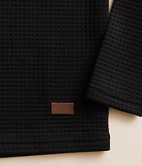 Boys - Textured Quarter Snap Pullover