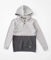 Boys - Henley Hooded Sweatshirt
