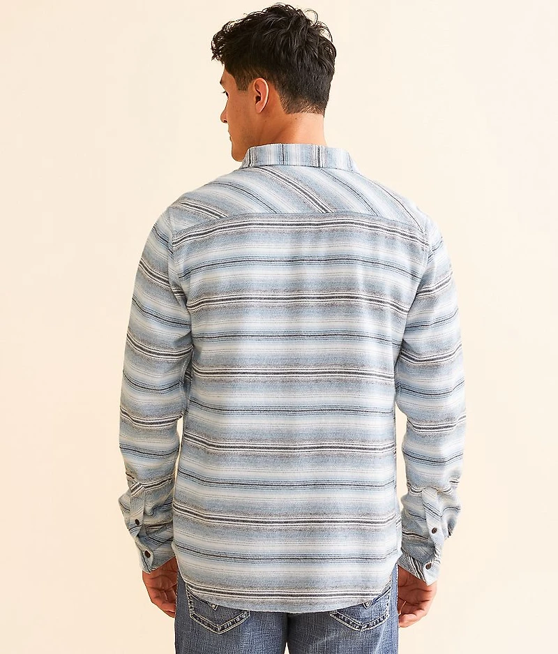 Striped Flannel Athletic Shirt