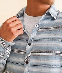 Striped Flannel Athletic Shirt