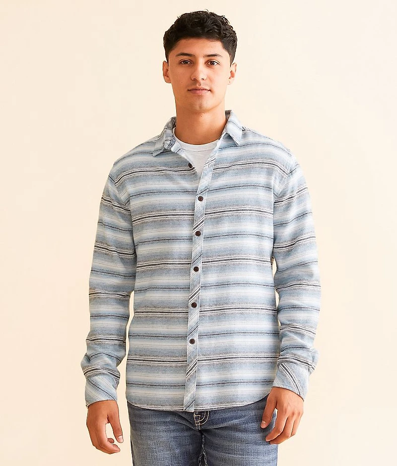 Striped Flannel Athletic Shirt