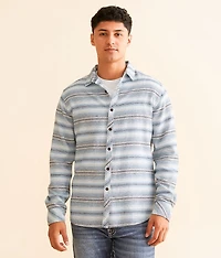 Striped Flannel Athletic Shirt