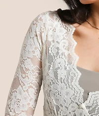 Sequin Lace Top