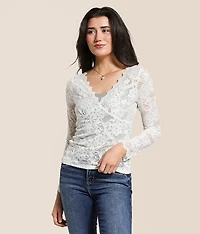 Sequin Lace Top