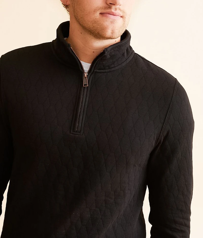 Quilted Quarter Zip Pullover