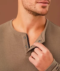 Textured Henley